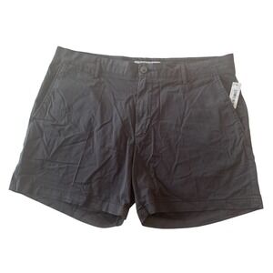 NWT Amazon Essentials Men's Size 36 Black Chino Shorts 100% Cotton Casual 5"